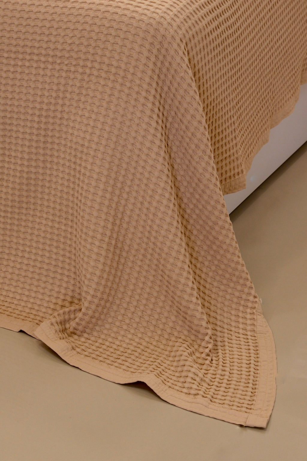 ETEHOMETEX HAVUZLU PİKE TEK KİŞİLİK 160X240CM BEJ 8696474232077