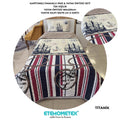 ETEHOMETEX Pamuklu Kapitoneli Yatak Örtüsü Seti TEK KİŞİLİK TİTANİK 8696474232119