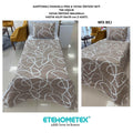 ETEHOMETEX Pamuklu Kapitoneli Yatak Örtüsü Seti TEK KİŞİLİK MİX BEJ 8696474232105