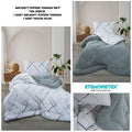 ETE HOMETEX TEK KİŞİLİK LÜX WELSOFT YORGAN SETİ YANSIMA GRİ155X215CM 8696474232010